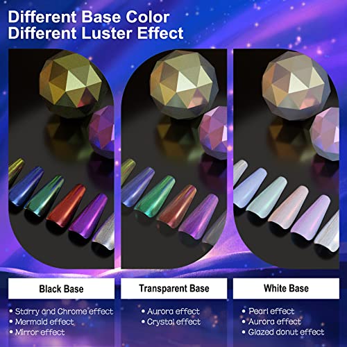 Viza Cosmetic Grade Mica Powder, 30G/1.06Oz Moonlight Interference Pigment Powder Chrome Nail Glitter For Nail Polish, Lip Gloss, Body Butter, Soap Making, Candle Dye, Bath Bombs - Silver White #TOP4