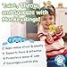 Impresa Fidget Toys Spiky Sensory Rings - 3-Pack, 2-Inch Inner / 4-Inch Outer - Sensory Toys & Classroom Prizes, Fidget Bracelet for Kids & Adults