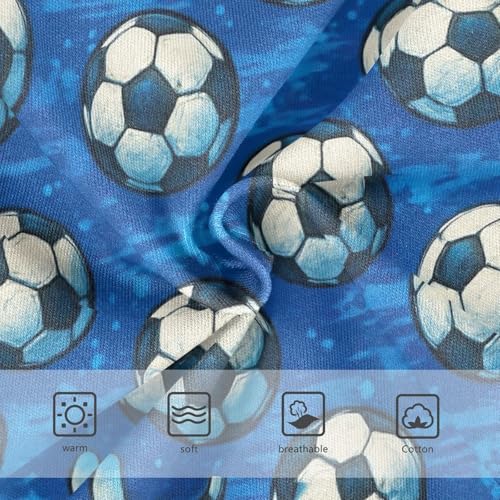 Joisal Cute Soccer Balls Blue Girls Underwear Toddler 2t Cotton Girl Panties Cute Animals Undies Kids Briefs3