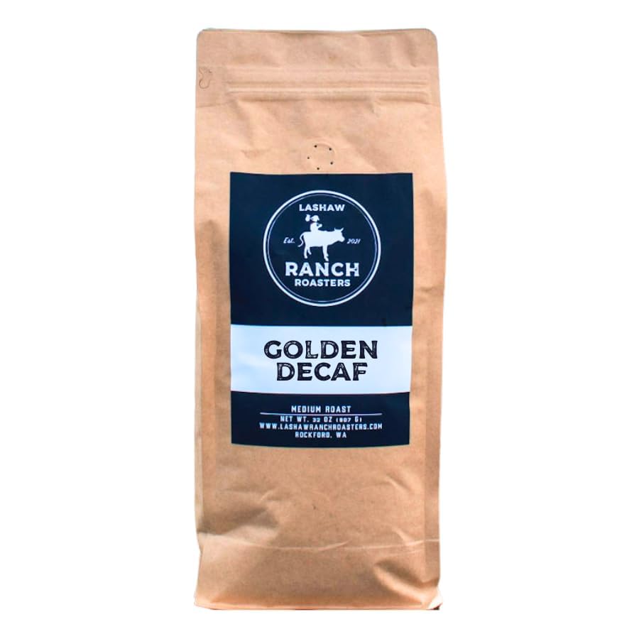 LaShaw Ranch Roasters - Country Roads Medium Roast Ground Coffee, Premium Quality, Non-GMO, 100% Arabica, Rich Bodied, 32oz Bag (Pack of 1)