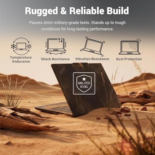 Image of Lenovo ThinkPad T14 Business AI Laptop, 14 inch FHD+ Touchscreen, Intel Core Ultra 5 225U, 64GB DDR5, 1TB SSD, Fingerprint, Backlit Keyboard, 5MP Webcam, Wi-Fi 6E, HDMI, Windows 11 Pro, w /Hub Bundle