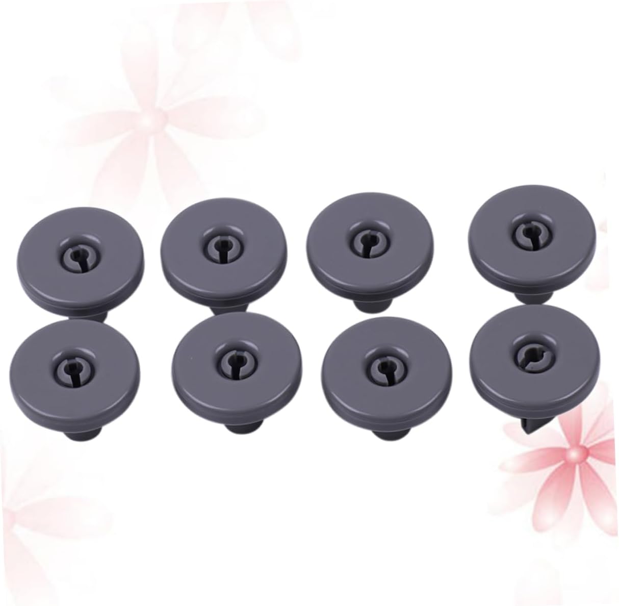 24pcs Lower Basket Roller for Dishwasher Replacement Wheel Plastic Dishwasher Accessory Repair Kit Fits Brands