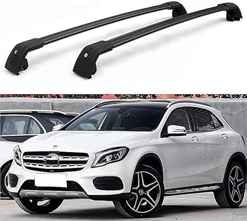 SOGY Rail Cross Bars für Mercedes Ben-z GLA X156 2014-2018 2019 Car Roof Rack Aluminium Alloy Car Cargo Transportrack Lockable Car Rail Rack Cross Bar Roof Rack Cargo Racks 65 Kg Capacity SOGY Rail Cross Bars für Mercedes Ben-z GLA X156 2014-2018 2019 Car Roof Rack Aluminium Alloy Car Cargo Transportrack Lockable Car Rail Rack Cross Bar Roof Rack Cargo Racks 65 Kg Capacity
