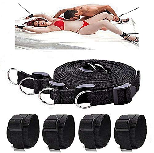 Sex Strap Bondaged kit for Couples Sex Swing Adult Restraints Rope for Women Neck Hanging Sling Position Adjustable Swing for Couples Sex BDSM Sex Toy (Queen Strap)