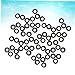 balacoo 100pcs O-Ring Gaskets for Shafts Dart Rubber O-Rings Round Pad Rod Washer