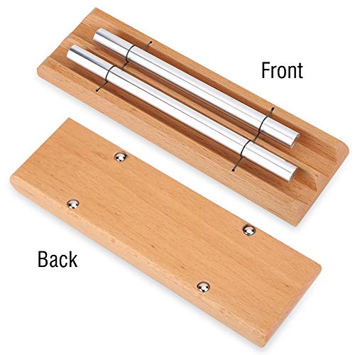 2 Tone Percussie-instrument met Mallet Staal Hout Muziek Klaslokaal Benodigdheden Meditatie Chimes Muzikale Educatie Gereedschap voor Kinderen Kids Toddle - Image 5