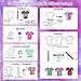 Tie Dye Kit, Sinwind 8 Colores Vibrantes Pinturas Textiles de Tela, con...