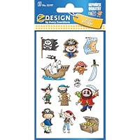 Autocollants Pour Enfants Avery - Motifs Tracteurs Colorés - 3 Feuilles Avec 6 Stickers Par Feuille