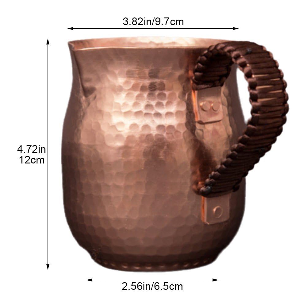 800 di Rame Latte Brocca Brocca di Acqua Brocca di Latte Acqua Teiere Bollitori Martello Tazza Artigianato Articoli E Attrezzature per Acqua, caffè, tè Stoviglie