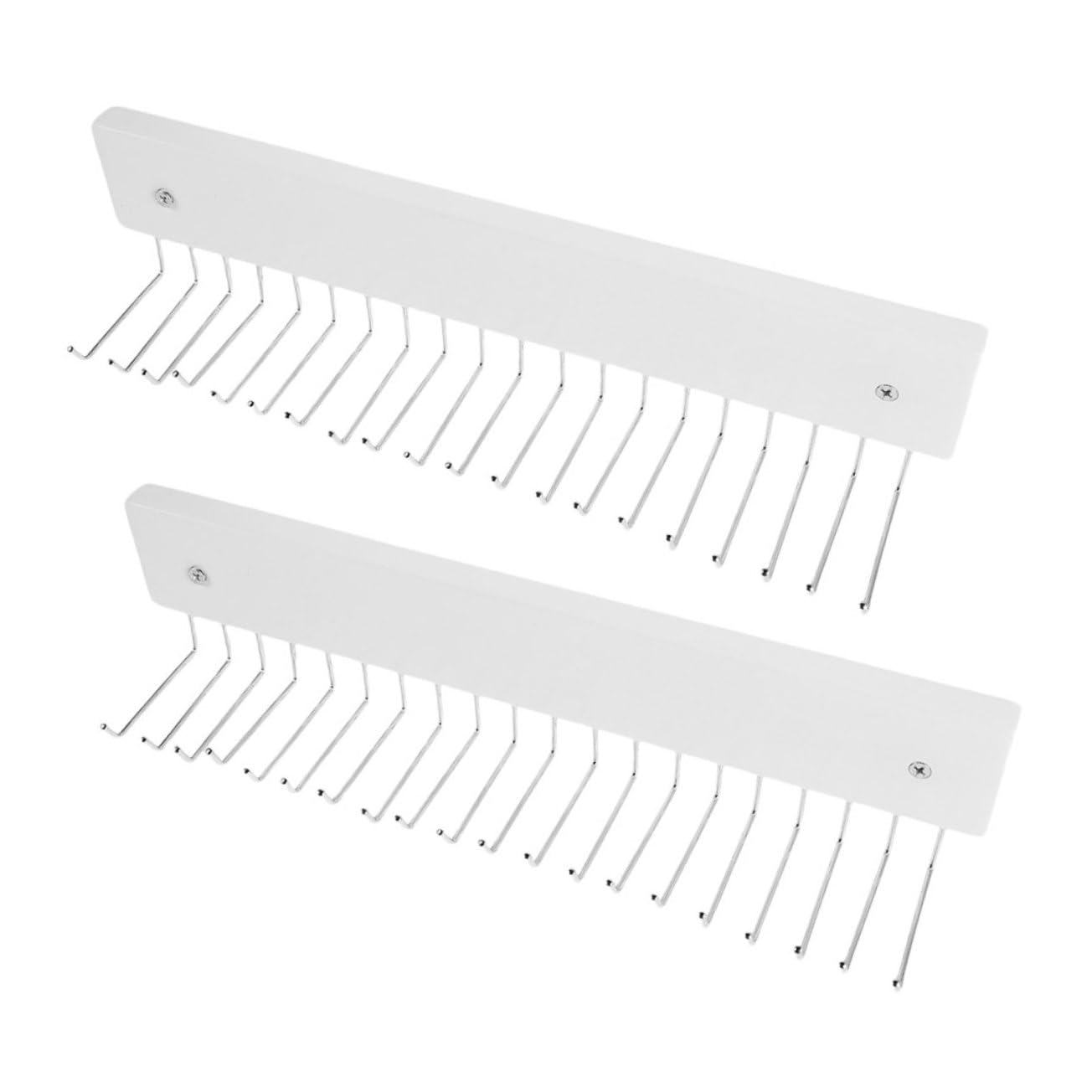 GLEAVI Organizador de Cinturones y Corbatas Giratorio de 180° para Armario, con Ganchos Multipropósito de Madera E Hierro, 2 Piezas para Entrada o Closet