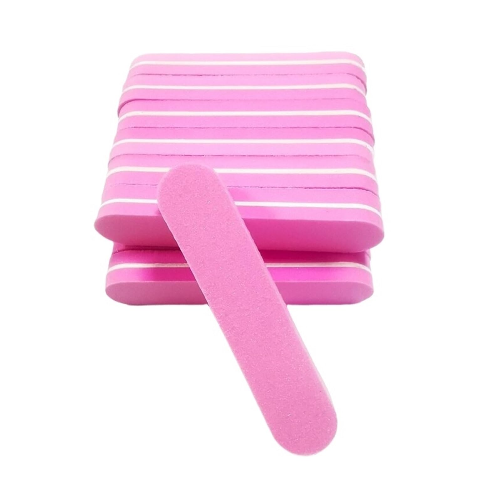 100 Stücke Polieren Schleif Dateien Block Pediküre Maniküre Pflege Nail art Buffer Polnischen Nagel Datei Werkzeuge(100pcs Pink)