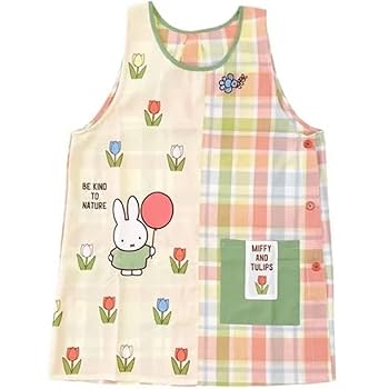 ミッフィー　エプロン　保育士　冬用 当店限定】保育士エプロン ミッフィー M-L | 保育士エプロンの専門店