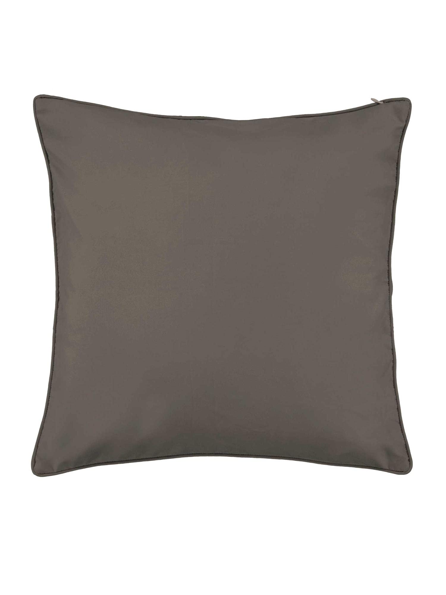 ESSENZA Dekokissen Fleur Moss, 50x50 cm - 100% Polyester Samt - Blumen Pfingstrosen Tulpen