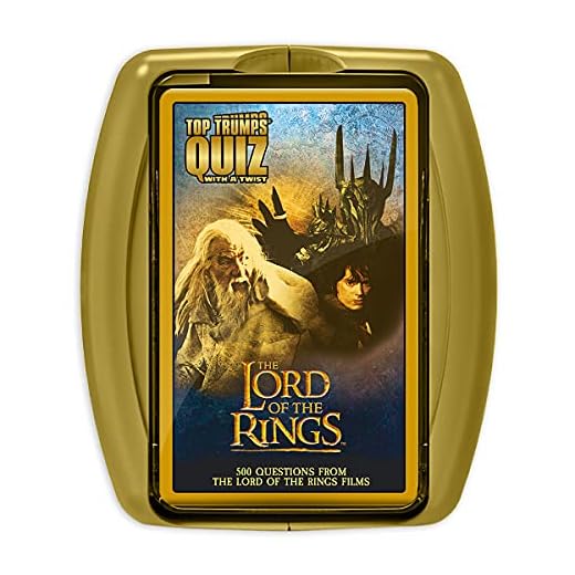 Sagan om ringen Top Trumps frågesport spel