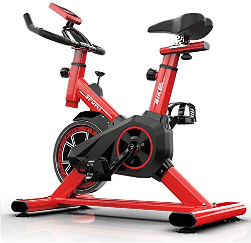 YMXLXL F-Bike, Bicicleta EstáTica con Sensores De Pulso De Mano, con/Sin Respaldo, Plegable, Unisex,Red