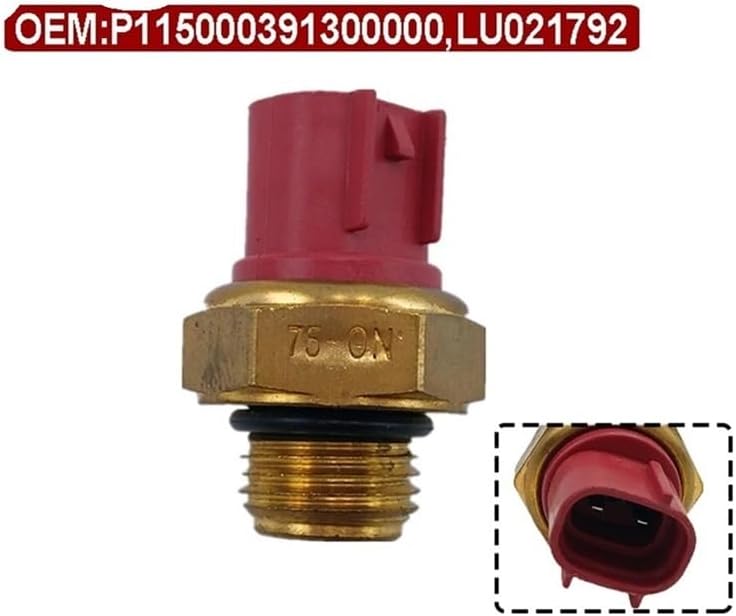Water Temp Motorcycle Electric Radiator Coolant Fan Water Temperature Thermostat Switch Temp FOR HS 500 700 UTV(5PC)