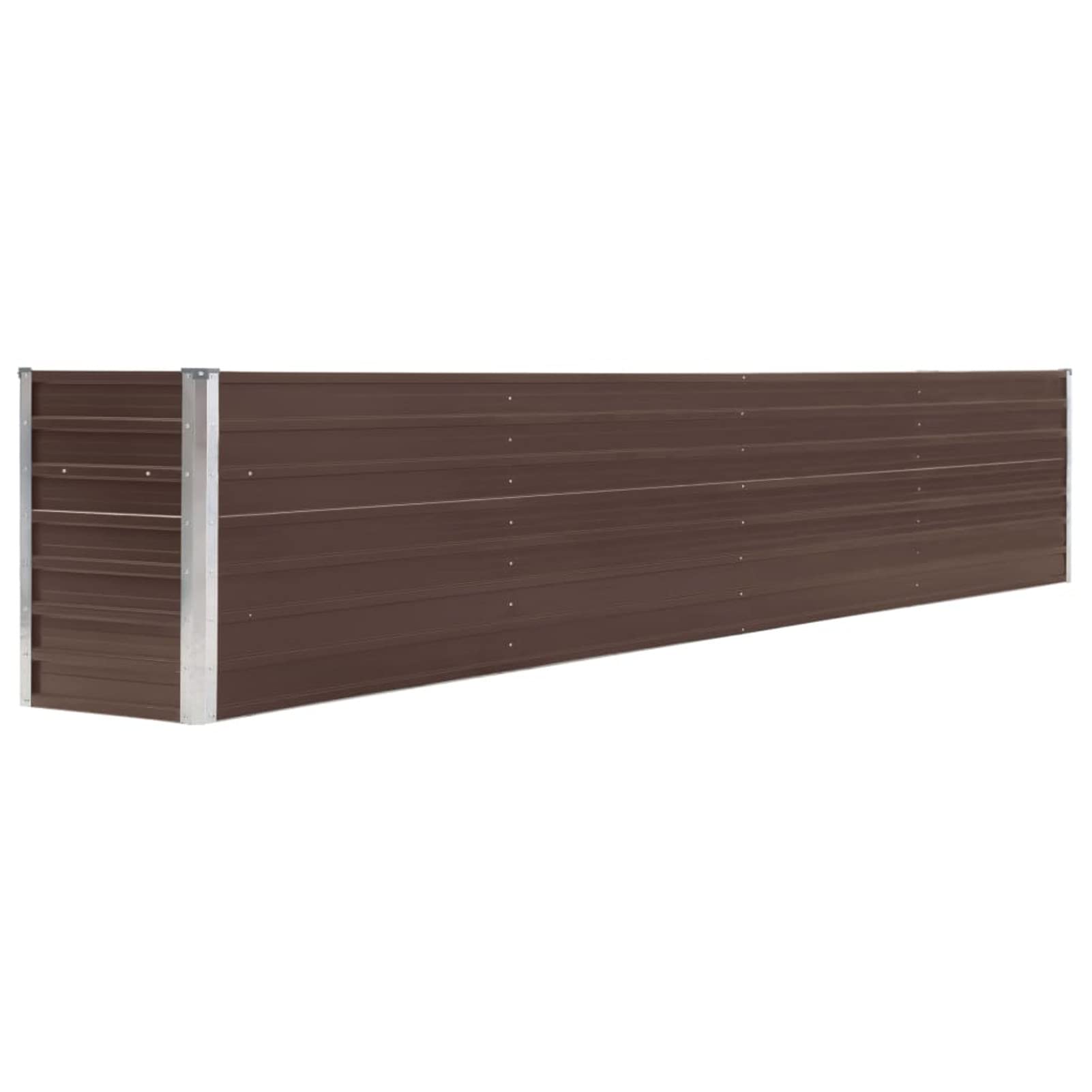 ARKEM Arriate de jardín de Acero galvanizado marrón 320x40x45 cm Jardineria Accesorios Huerto Vertical
