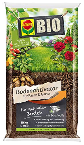 Compo Bio 20311 Soil Activator for Lawn & Garden 10 kg – Auflockerung, Activation and Vitalisation New