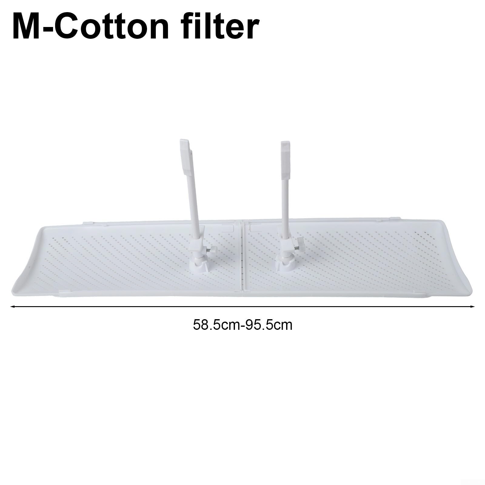 Deflettore Condizionatore, Regolabile Parabrezza Centrale Anti-Soffiaggio Barriera Condizionatore, Freddo/Calda, per Casa/Ufficio,Anziani, Neonati, Donne in Gravidanza(M-Filtro in Cotone)