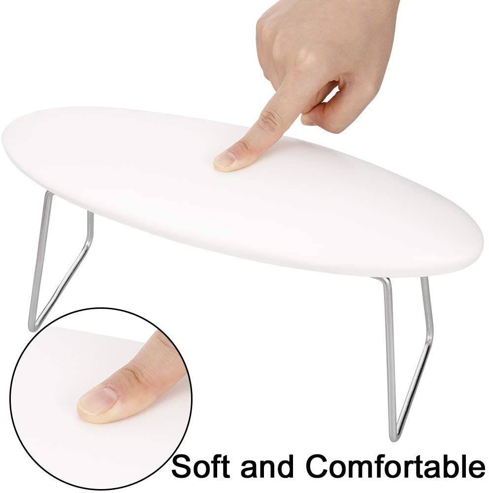 Nail Arm Rest, Nail Rest Cushion Table Desk Station,Waterproof Wear-Resistant Microfiber Leather Manicure Hand Pillow for Nail Technician Salon Use