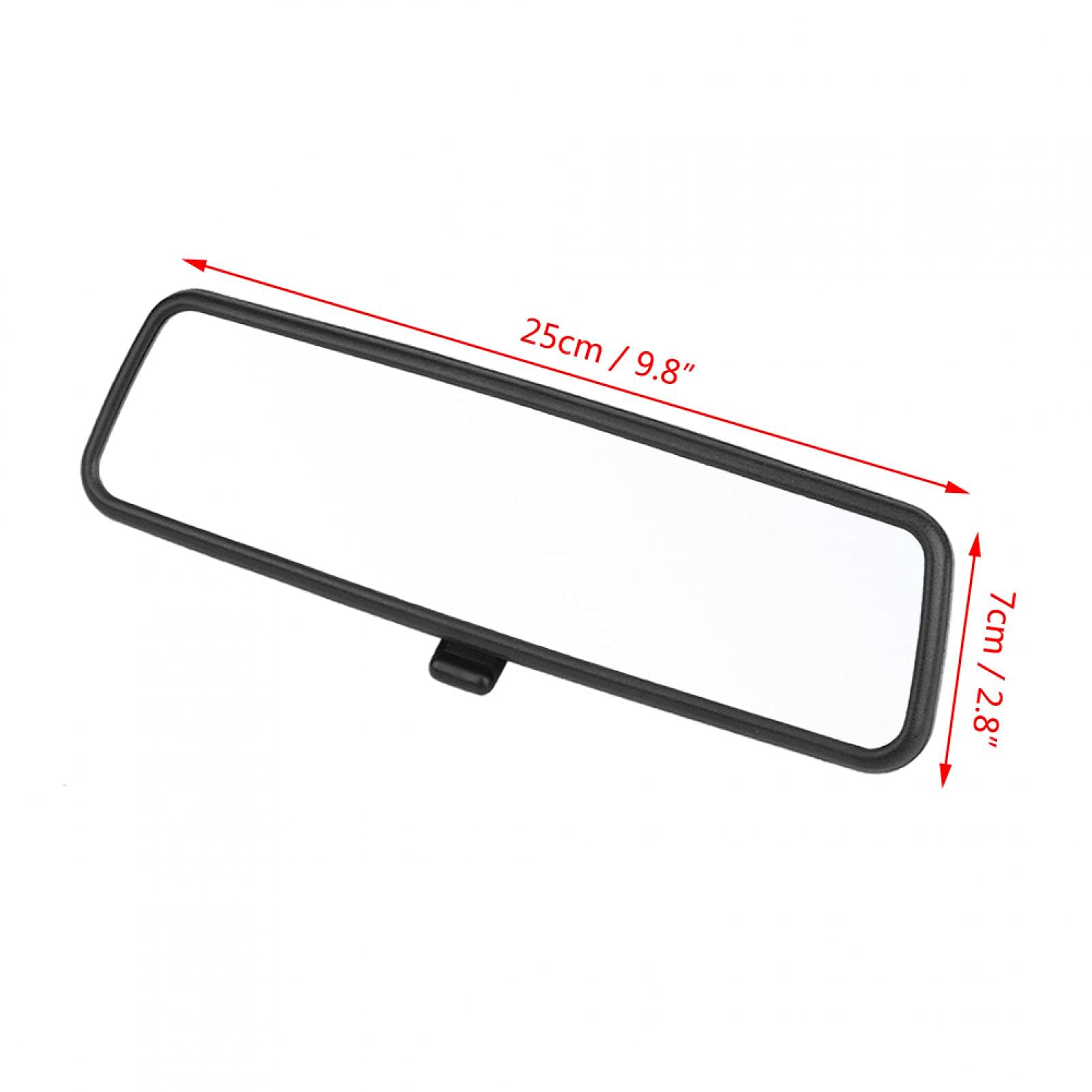 Rétroviseur intérieur, rétroviseur anti-éblouissement, rétroviseur intérieur de voiture pour Passat B5 Jetta Golf MK4 99-05 3B0857511G(Le noir)
