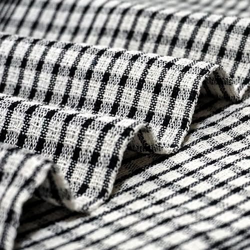 ZZZMRH Wonderdry Tea towels pack of 10 for kitchen-100% cotton,Highly AbsorbentQuality tea towels for catering bar and home pub uk size 70x50 cm (Black) - Image 3