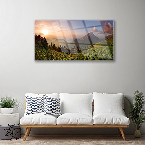 Tableau mural moderne acrylique 100x50cm résistant pour déco durable
