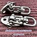 SELEWARE Ceiling Swing Mount Stainless Steel Swing Hangers Free Swivel Swing Hooks for Yoga Swing Indoor Outdoor Swing Set Porch Swing Chair Punching Heavy Bag 2000 lbs Capacity Each 2 Pack