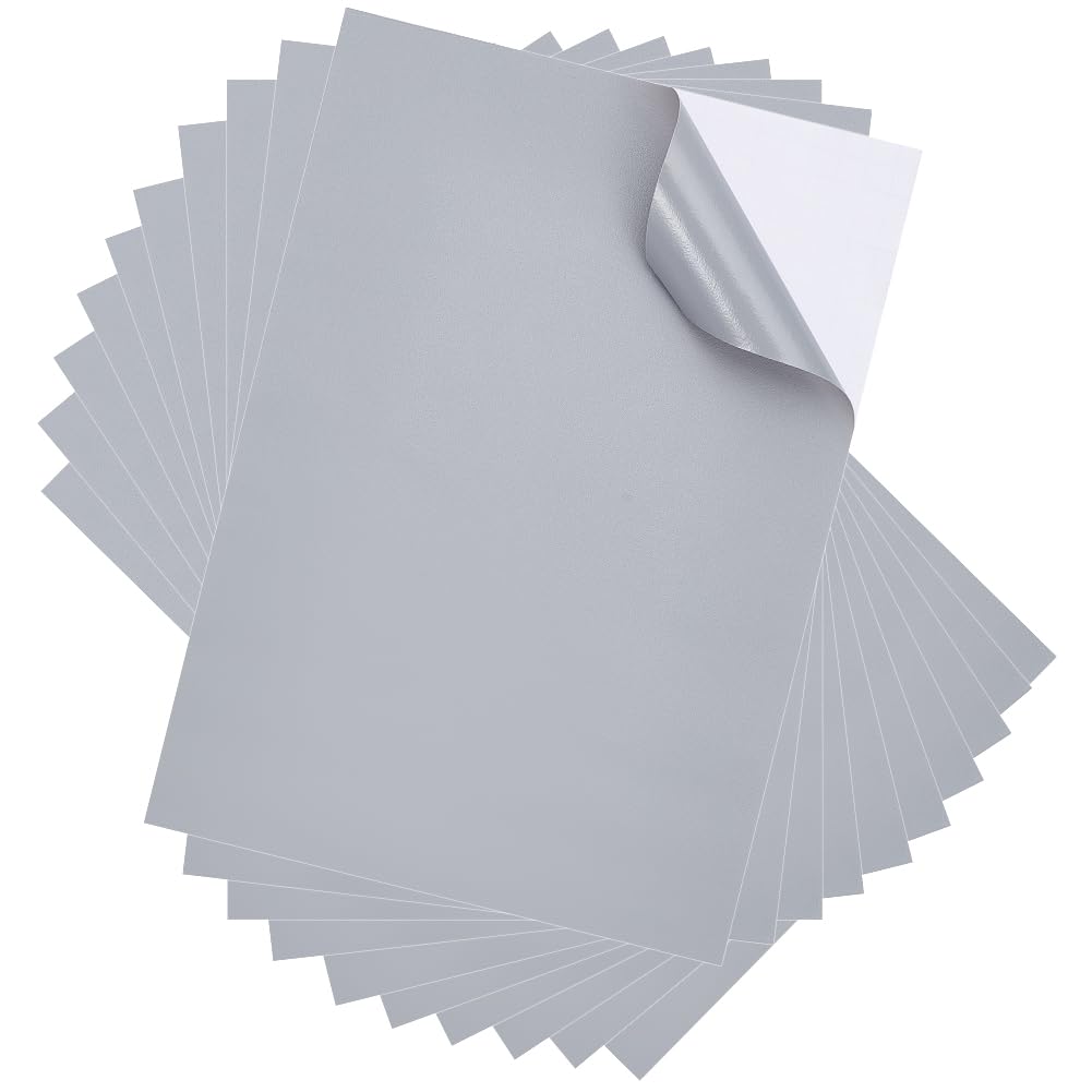 OLYCRAFT 10 Sheets Gray Model Train Road Sticker 31x21.5cm Diorama Miniature Asphalt Road Sticker Gray PVC Self Adhesive Stickers for Architectural Models Decor Accessories