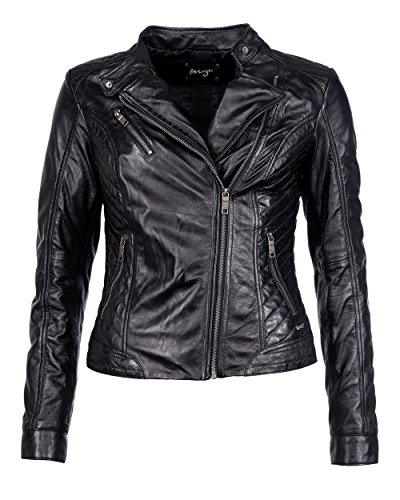 Preisvergleich Produktbild Maze Damen Lederjacke Mit Stehkragen Sally Black XL