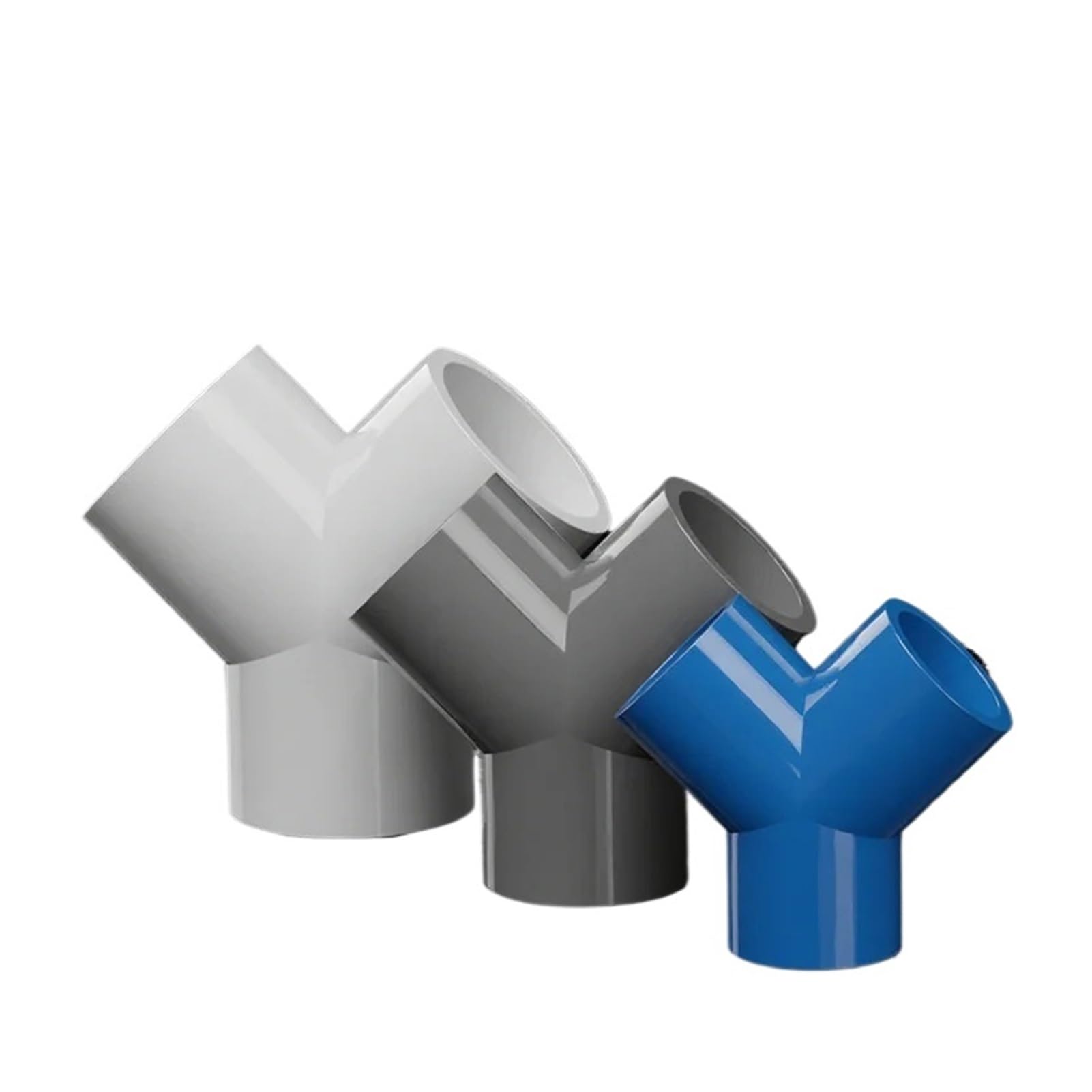 Rohrverbinder Gleich T-Stücke Wasserarmaturen Adapter(32mm,White,5Pcs)