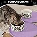 Comtim Waterproof Dog Food Mat - 2 Pack Silicone Pet Food Mat Dog Food Bowl Mats Cat Water Mats Eating Tray, Non-Slip Pet Placemat with Lip for Messy Drinkers to Protect Floor, Lavender 11