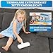 BluePet Tierhaarentferner + Mini Fusselrolle – Wiederverwendbarer Fusselentferner für Tierhaare, Hundehaare & Katzenhaare | Ideal für Kleidung, Polster & Teppiche, Abwaschbarer Katzenhaarentferner