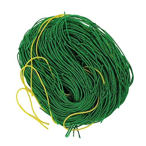 BinZyronic 園芸用蔓ネット 3個入り 1.8m×1.8m ? 植物サポート ナイロン製 クライミングネット 花や野菜の成長に適した多目的トレリス (Size 3,グリーン)