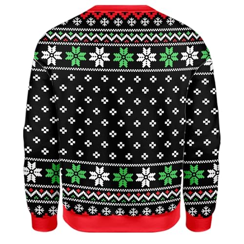 ACEPrints Christmas Sweatshirts for Men Women Polyester Crewneck Sweatshirt Women Men Xmas Shirt Sweatshirts - Image 6