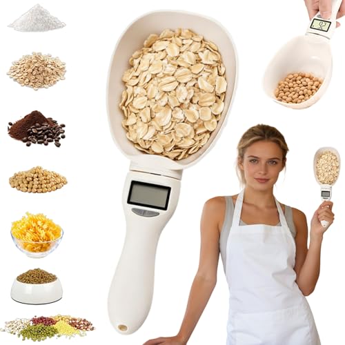 2026 New Electronic Measuring Spoon, Digital Measuring Spoons, Digital Food Measuring Scoop Scale - Electronic Kitchen Measuring Spoon Scale for Cooking Baking - Smart Adjustable Measure Cup (1pcs)