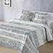 DHESTIA HOME - Colcha Bouti de Verano Saroya - Multicolor, Cama 135