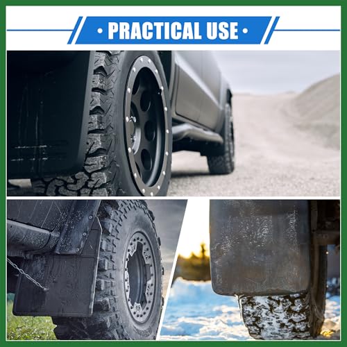 Image of Motoforti Mud Flaps Kit Compatible for Mazda CX-30 2020-2023, Quality Plastic Black Front and Rear Splash Guards Long-Lasting