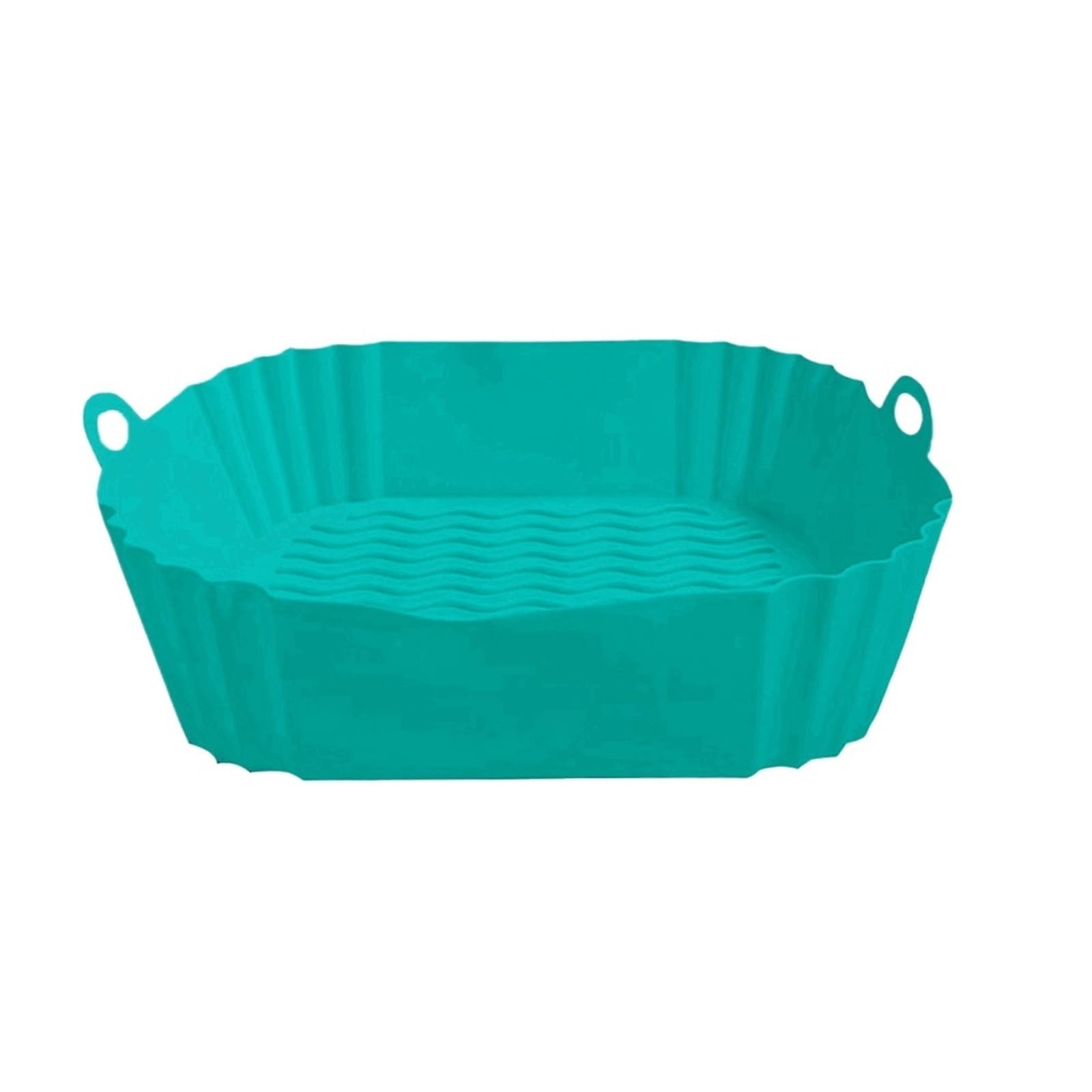 Friteuse à air chaud moule silicone carré plaque cuisson 19cm