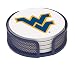 Thirstystone VWVU-HA23 Stoneware Drink Coaster Set with Holder, University of West Virginia