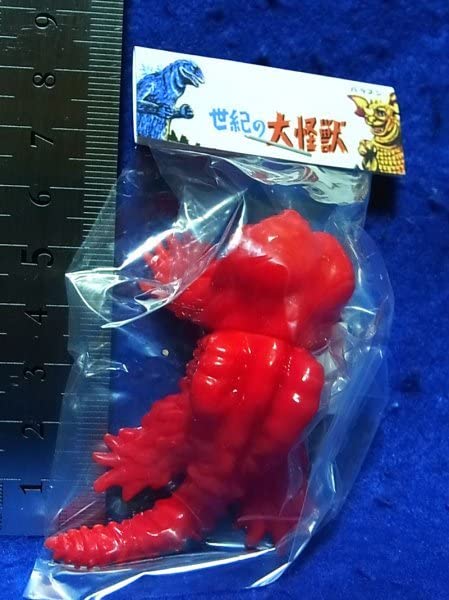 マルガチャ　マルサン　ミニソフビ Amazon | マルサン ミニソフビ ヘドラ 四足 赤 未塗装/マルガチャ