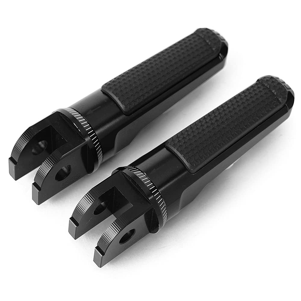 Repose-pieds avant pour moto K-T-M125 200 390 Du-ke Du-ke125 Du-ke200 Du-ke390 pour Aprilia Shiver 750 900 (noir)