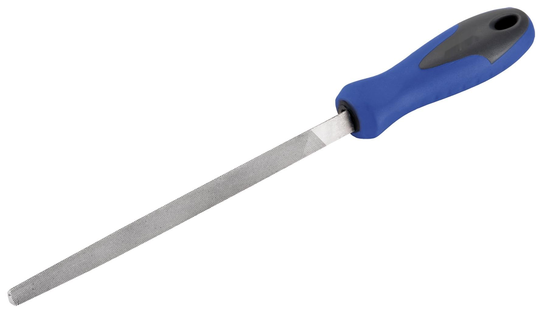 Triangular File 250mm bi-Material Design, Ideal for Sharpening and Shaping Uneven Surfaces in Metal and Wood