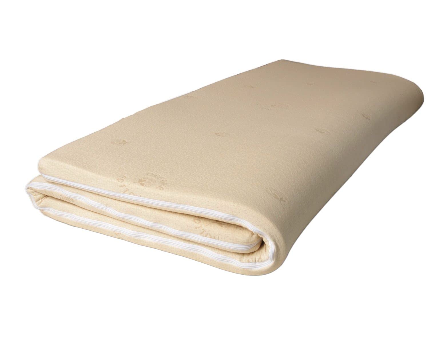 BIO SLEEP CONCEPT2 inch 2LTXTOP-001 Natural Latex Topper, 74" x 39" x 2"