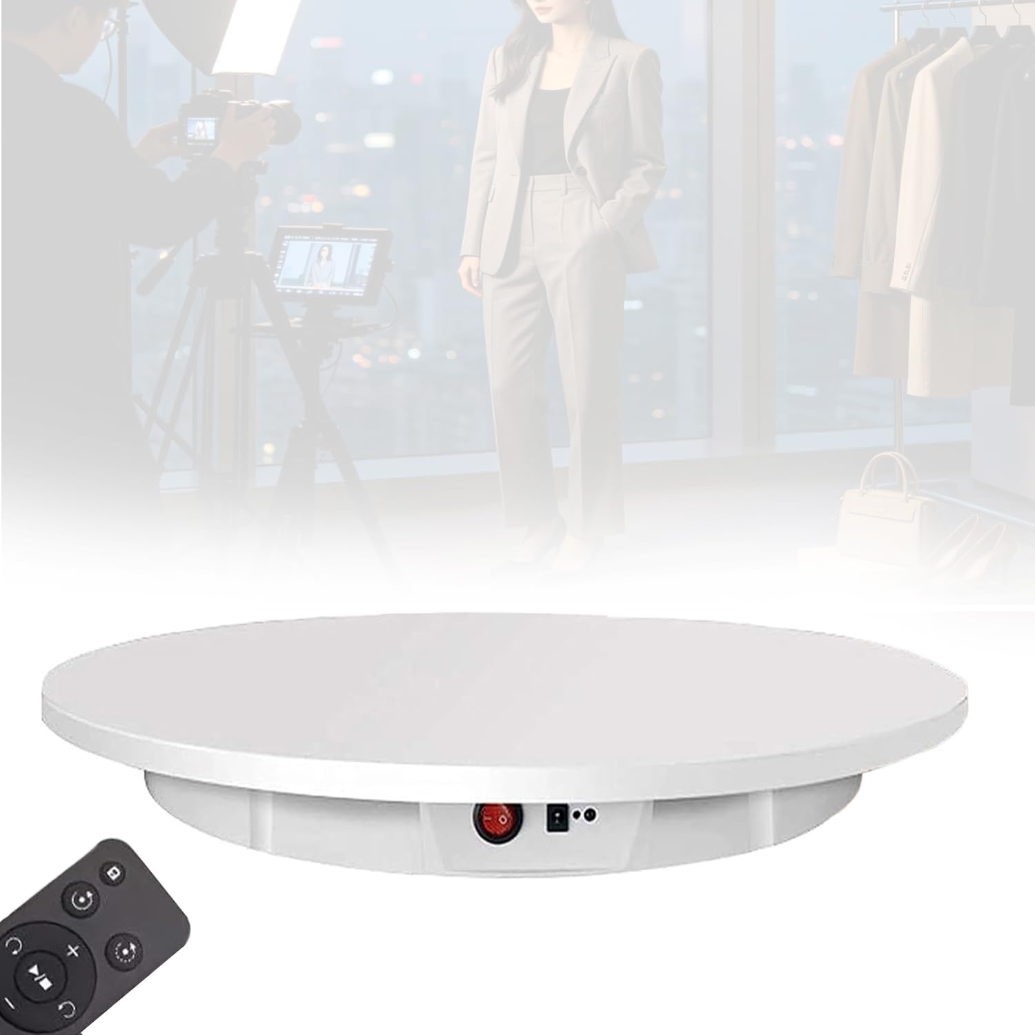 Motorisierter Drehteller (52 Cm / 60 Cm), Elektrischer Drehtisch White-60cm