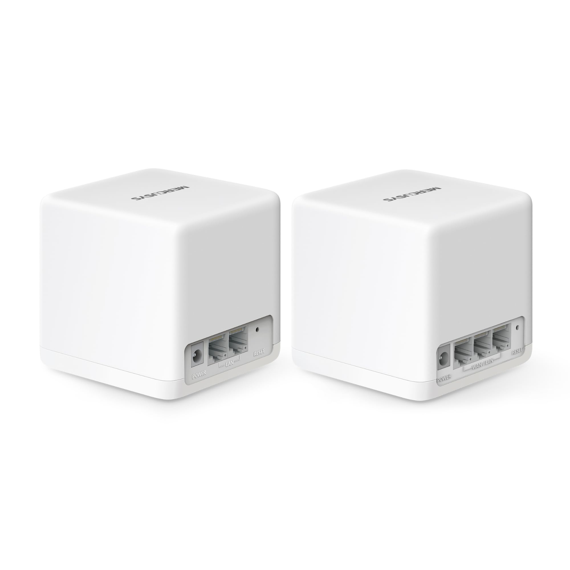 MERCUSYS Système WiFi WiFi 6 AX1500 Mesh WiFi, Couverture jusqu'à 350 m², Connexion de Plus de 100 appareils, Ports Gigabit complets, Wi-FI Double Bande, itinérance Transparente, contrôle Facile par