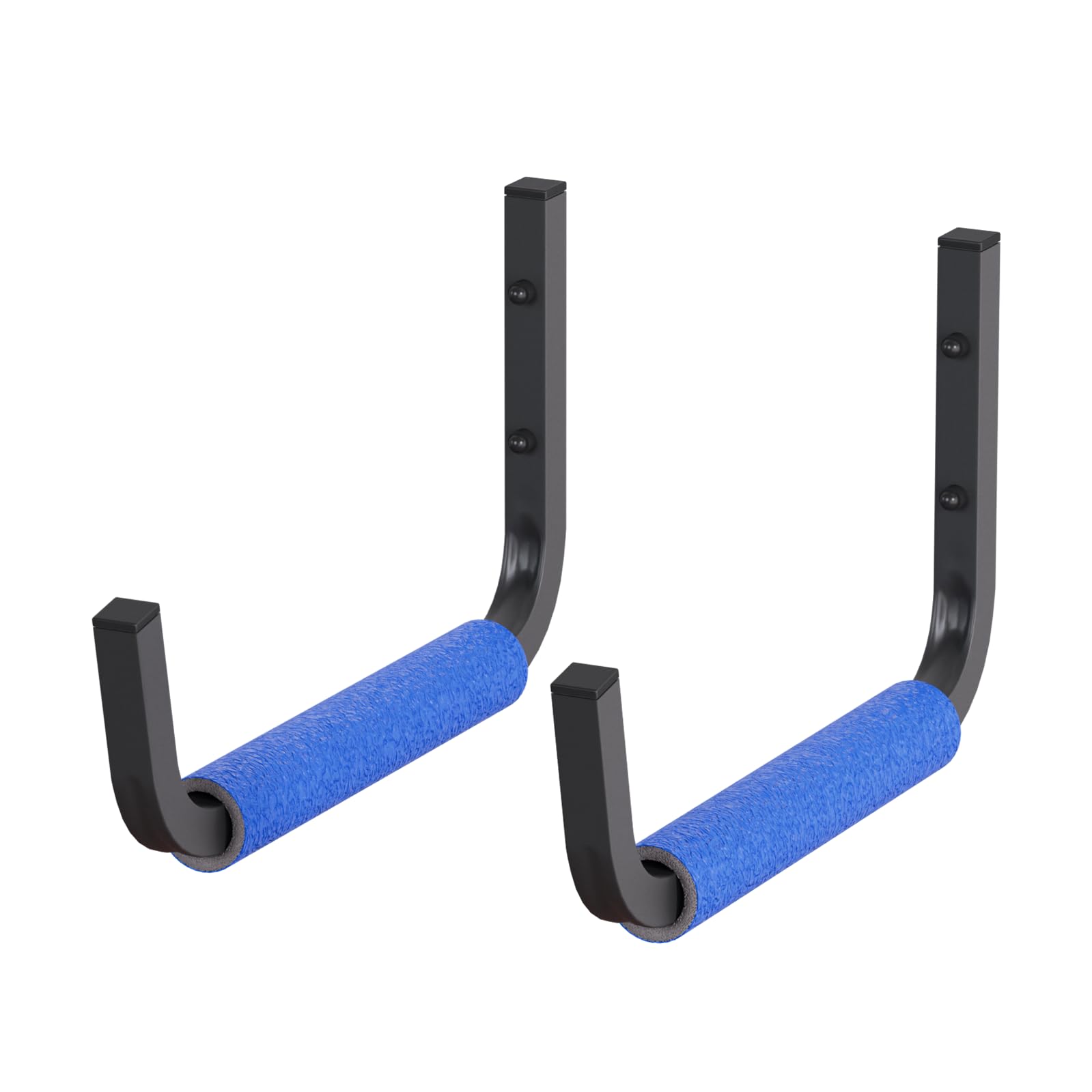 QLS Wall Hook Wall Mount Tool Holder Garage Storage of Tools Bicycles Ladder Kayak Garden Tools Blue, Black, XXL - Image 2