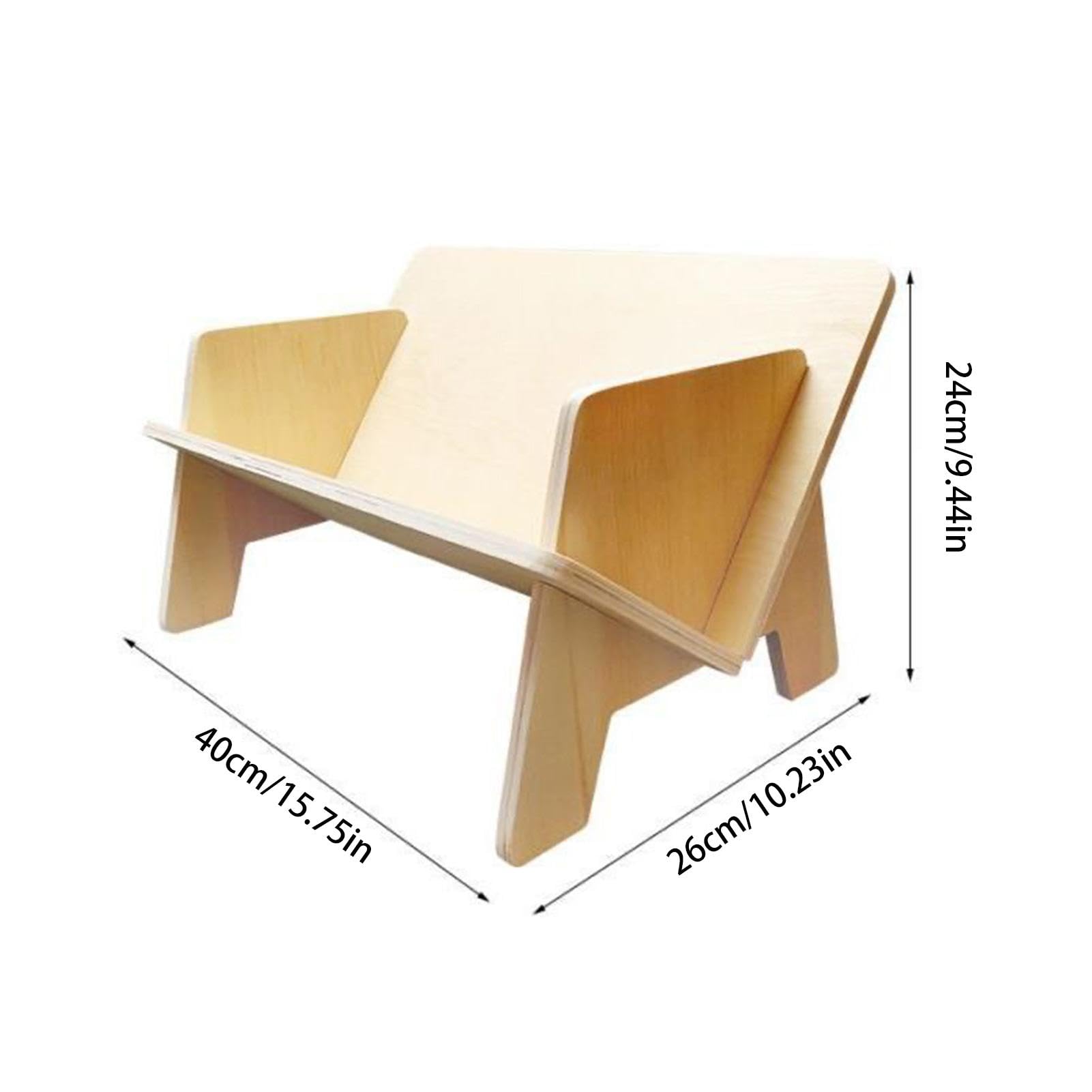 Libreria da tavolo in legno Compact Book nizer per scrivania Piccola libreria per libri CD Accessori da scrivania Soluzione salvaspazio per soggiorno camera da letto