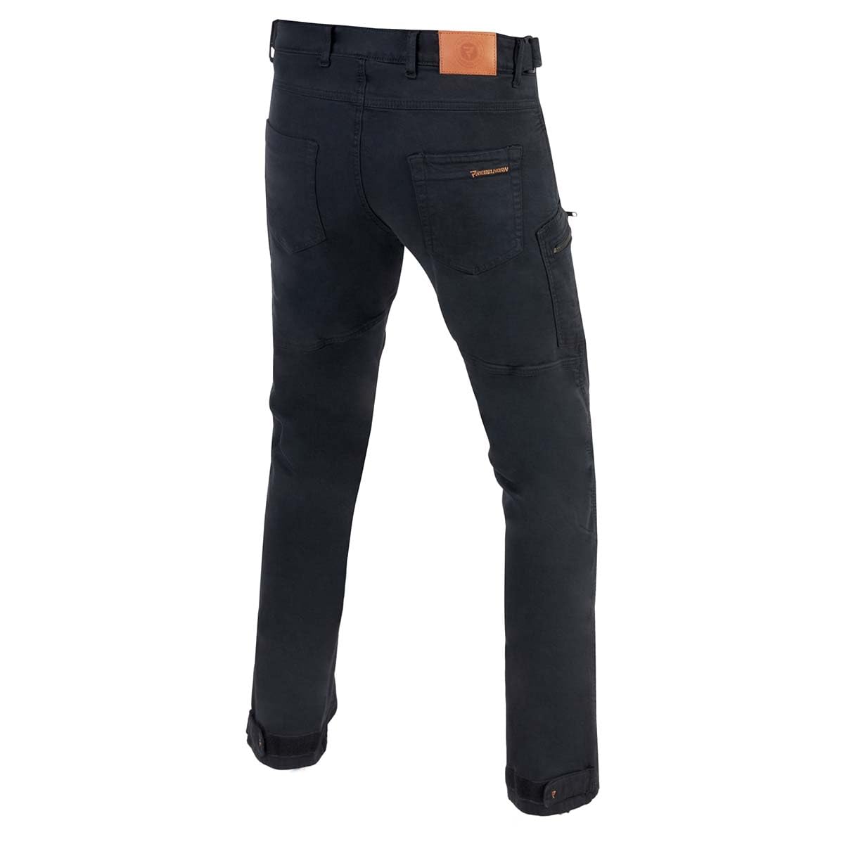 REBELHORN Urban III MotorradJeans Motorrad Hosen Herren | Aramidfaser Futter | Knie und Hüft Protektoren Stufe 2 | Belüftungslöcher | Lose Passform Motorradhose mit Protektoren