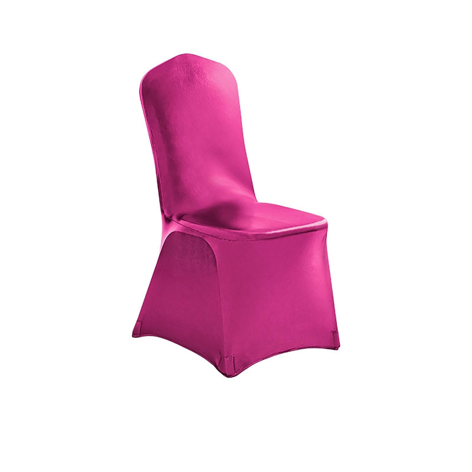 NMVAWIPT Stretch Spandex Chair Covers Fitted Slipcovers For Wedding Party Banquet Events(11#,3pcs)